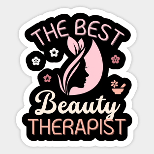 The Best Beauty Therapist Gift Sticker